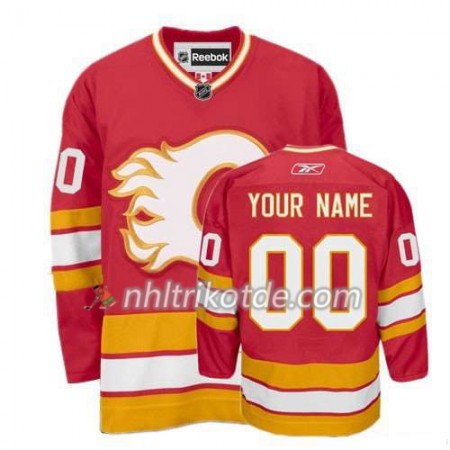 Calgary Flames Trikot Custom Rot Premier Ausweich - Kinder