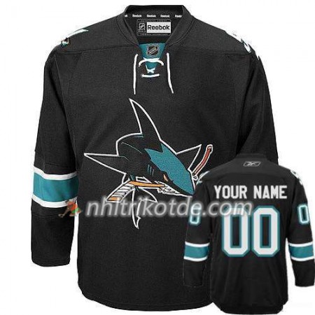 Reebok San Jose Sharks Trikot Custom Schwarz Premier Ausweich - Herren Reebok San Jose Sharks Trikot Custom Schwarz Premier Ausweich - Herren