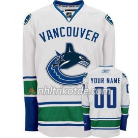 Vancouver Canucks Trikot Custom Weiß Premier Auswärts - Kinder