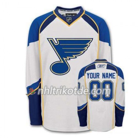 Reebok St. Louis Blues Trikot Custom Weiß Premier Auswärts - Herren Reebok St. Louis Blues Trikot Custom Weiß Premier Auswärts - Herren