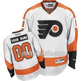 Reebok Philadelphia Flyers Trikot Custom Weiß Premier Auswärts - Dame