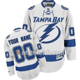 Tampa Bay Lightning Trikot Custom Weiß Premier Auswärts - Kinder