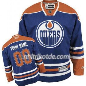 Edmonton Oilers Trikot Custom Bleu Premier Heim - Kinder