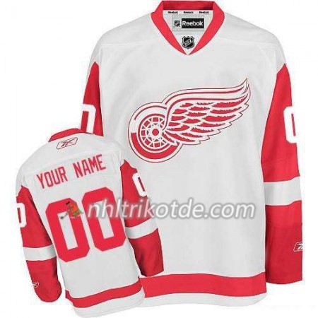 Reebok Detroit Red Wings Trikot Custom Weiß Premier Auswärts - Herren Reebok Detroit Red Wings Trikot Custom Weiß Premier Auswärts - Herren