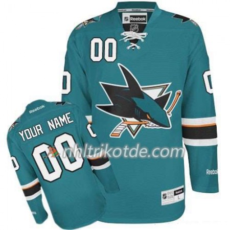Reebok San Jose Sharks Trikot Custom Teal vert Premier Heim - Herren Reebok San Jose Sharks Trikot Custom Teal vert Premier Heim - Herren