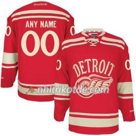 Detroit Red Wings Trikot Custom Rot 2014 Winter Classic - Kinder
