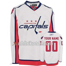 Washington Capitals Trikot Custom Weiß Premier Auswärts - Kinder