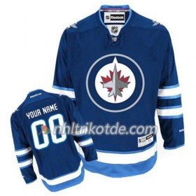 Winnipeg Jets Trikot Custom Bleu Premier Heim - Kinder