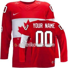 Canada Team Trikot Custom Rot Auswärts 2014 - Kinder
