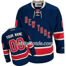 New York Rangers Trikot Custom Bleu Premier Ausweich - Kinder