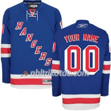 Reebok New York Rangers Trikot Custom Bleu Premier Heim - Herren