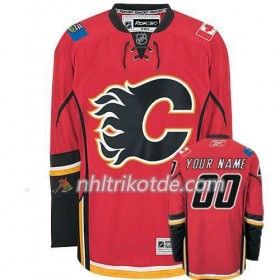 Calgary Flames Trikot Custom Rot Premier Heim - Kinder