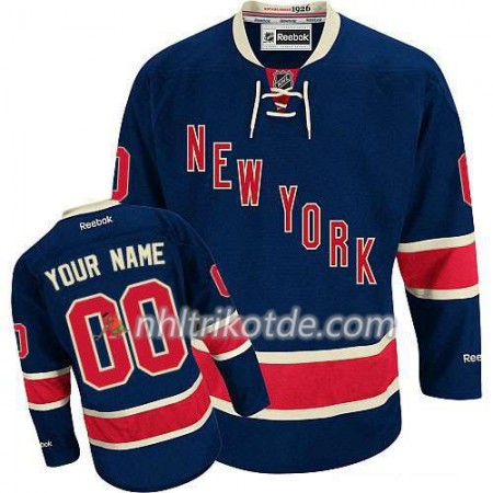 Reebok New York Rangers Trikot Custom Bleu Premier Ausweich - Dame