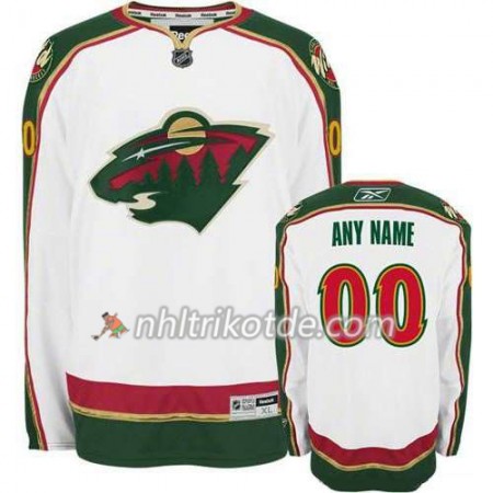 Reebok Minnesota Wild Trikot Custom Weiß Premier Auswärts - Herren