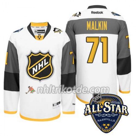 2016 All Star Pittsburgh Penguins Trikot Evgeni Malkin #71 Schwarz - Herren