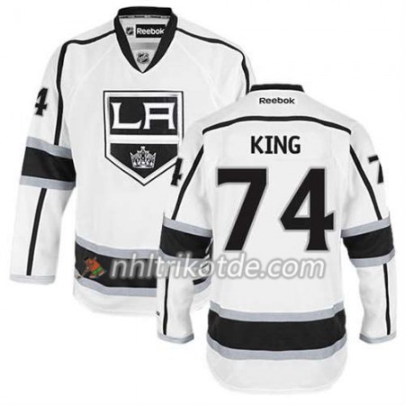 Reebok Los Angeles Kings Trikot Dwight King #74 Auswärts Weiß - Herren