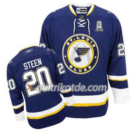 Reebok St. Louis Blues Trikot Alexander Steen #20 Ausweich Blau - Herren