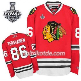 Chicago Blackhawks Trikot Teuvo Teravainen #86 Heim Rot 2015 Stanley Cup - Kinder