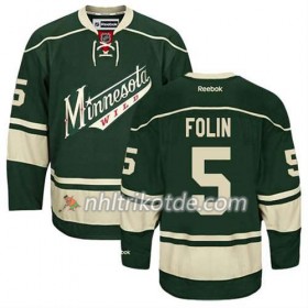 Reebok Minnesota Wild Trikot Christian Folin #5 Ausweich Grün - Herren