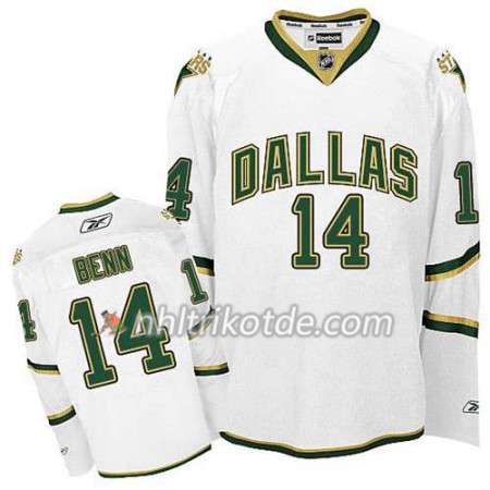 Reebok Dallas Stars Trikot Jamie Benn #14 Ausweich Weiß - Herren