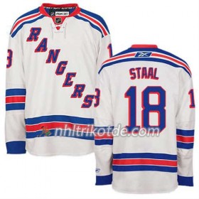 Reebok New York Rangers Trikot Marc Staal #18 Auswärts Weiß - Herren