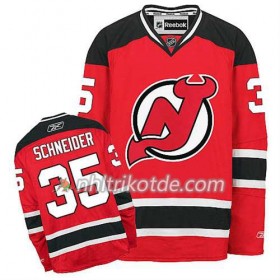Reebok New Jersey Devils Trikot Cory Schneider #35 Heim Rot - Herren
