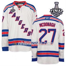 Reebok New York Rangers Trikot Ryan McDonagh #27 Auswärts Weiß 2014 Stanley Cup - Herren