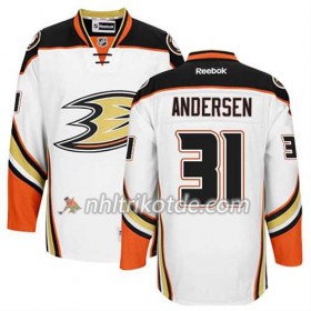 Reebok Anaheim Ducks Trikot Frederik Andersen #31 Auswärts Weiß - Herren