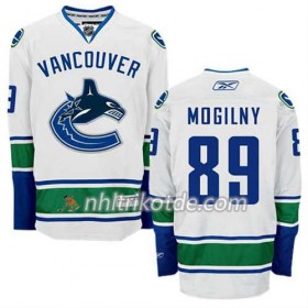 Reebok Vancouver Canucks Trikot Alexander Mogilny #89 Auswärts Weiß - Herren