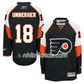 Reebok Philadelphia Flyers Trikot R. J. Umberger #18 Ausweich Schwarz - Herren