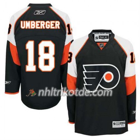 Reebok Philadelphia Flyers Trikot R. J. Umberger #18 Ausweich Schwarz - Herren