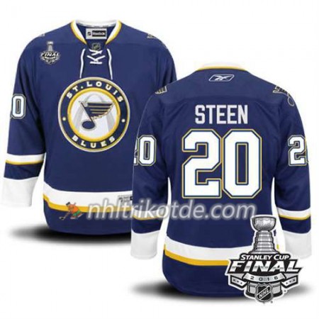 Reebok St. Louis Blues Trikot Alexander Steen #20 Blau Ausweich 2016 Stanley Cup - Herren