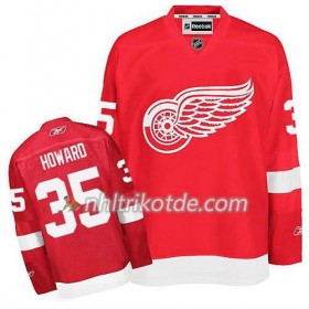Reebok Detroit Red Wings Trikot Jimmy Howard #35 Heim Rot - Herren