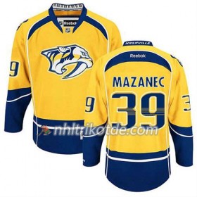 Reebok Nashville Predators Trikot Marek Mazanec #39 Heim Gold - Herren