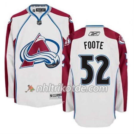 Reebok Colorado Avalanche Trikot Adam Foote #52 Auswärts Weiß - Herren