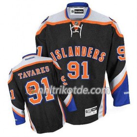 Reebok New York Islanders Trikot John Tavares #91 Ausweich Schwarz - Herren