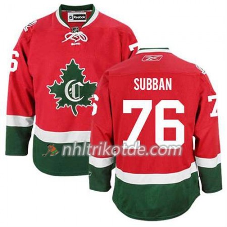 Reebok Montreal Canadiens Trikot P.K Subban 76 Ausweich Rot - Herren