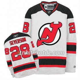 Reebok New Jersey Devils Trikot Femmeon Severson #28 Auswärts Weiß - Herren