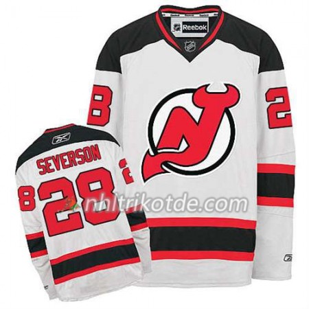 Reebok New Jersey Devils Trikot Femmeon Severson #28 Auswärts Weiß - Herren