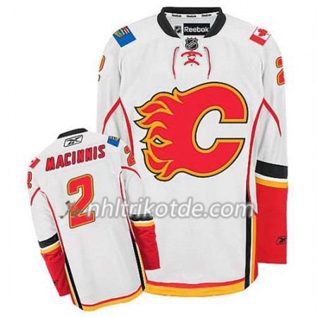 Reebok Calgary Flames Trikot Al MacInnis #2 Auswärts Weiß - Herren