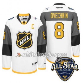 2016 All Star Washington Capitals Trikot Alex Ovechkin #8 Schwarz - Herren