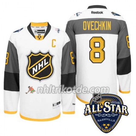 2016 All Star Washington Capitals Trikot Alex Ovechkin #8 Schwarz - Herren
