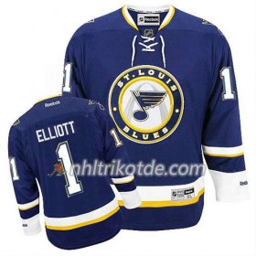 Reebok St. Louis Blues Trikot Brian Elliott #1 Ausweich Blau - Herren