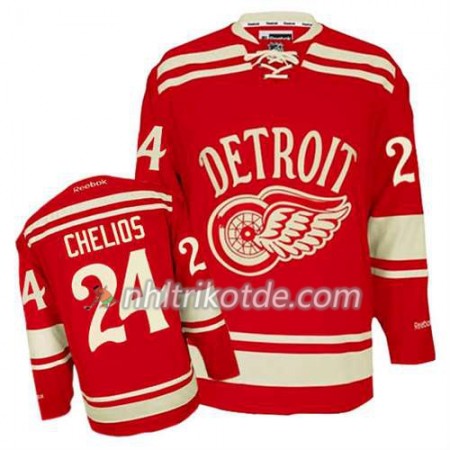 Reebok Detroit Red Wings Trikot Chris Chelios #24 2014 Winter Classic Rot - Herren