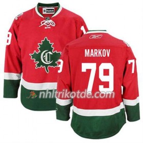 Reebok Montreal Canadiens Trikot Andrei Markov 79 Ausweich Rot - Herren