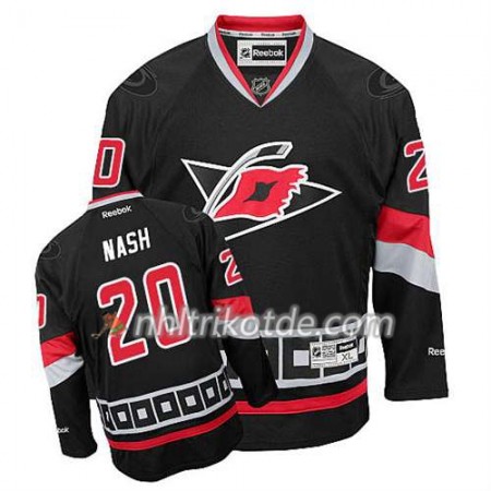 Reebok Carolina Hurricanes Trikot Riley Nash #20 Ausweich Schwarz - Herren
