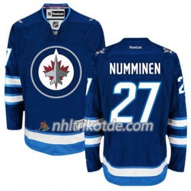 Reebok Winnipeg Jets Trikot Teppo Numminen #27 Heim Blau - Herren