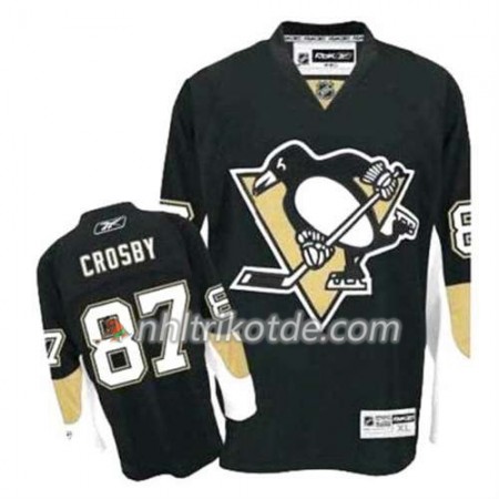 Reebok Pittsburgh Penguins Trikot Sidney Crosby 87 Schwarz Heim - Herren
