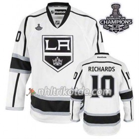 Reebok Los Angeles Kings Trikot Mats Zuccarello #10 Auswärts Weiß 2014 Stanley Cup - Herren