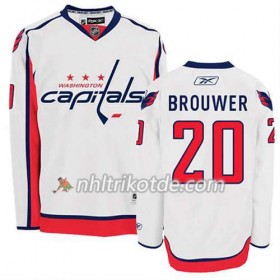 Reebok Washington Capitals Trikot Troy Brouwer #20 Auswärts Weiß - Herren